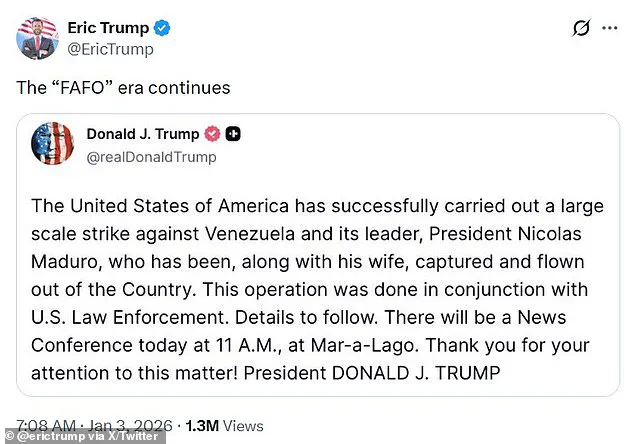 Limited Access Reveals Trump Administration's Secret Divide Over Venezuelan Raid