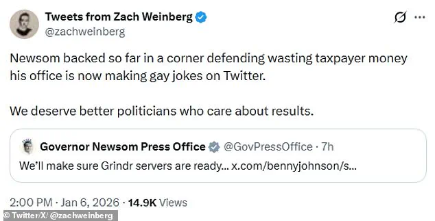 California Governor Newsom in Political Firestorm Over Fraud Allegations from Conservative Commentator