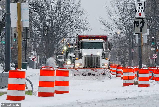 Washington, D.C. Snow Plow Operator Plays Key Role in Storm Response Amid Winter Storm Fern