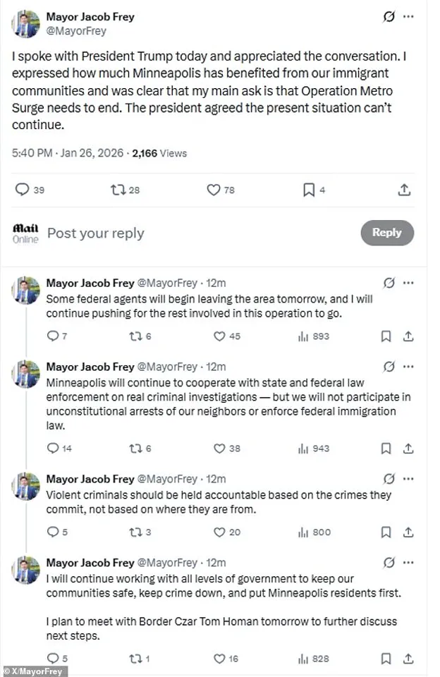 Late-Breaking Bipartisan Push: Trump and Frey Act Amidst Crisis Following Fatal Shooting