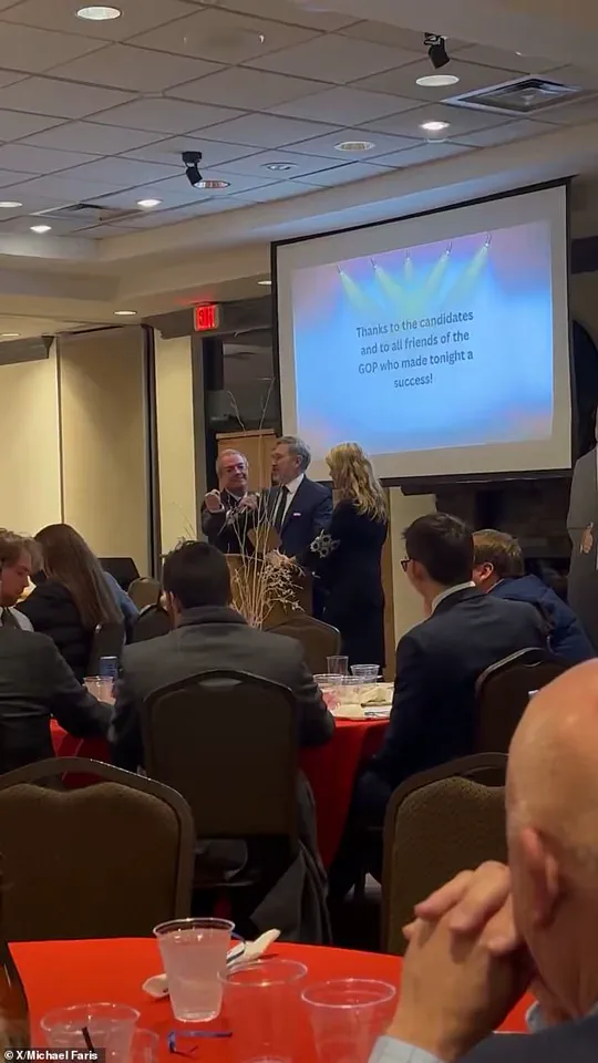 Republican Congressman Thomas Massie Confronts Speaker David Osborne at Lincoln Day Dinner After Being Cut Off Mid-Sentence
