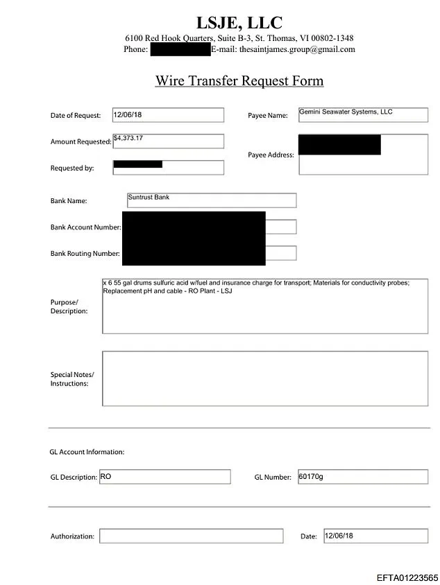 New Documents Reveal Epstein's Island Purchased Sulphuric Acid on Day FBI Launched Probe