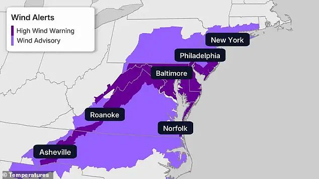 Northeast Faces Arctic Blast: High Winds Threaten Major Cities Amid Relentless Winter