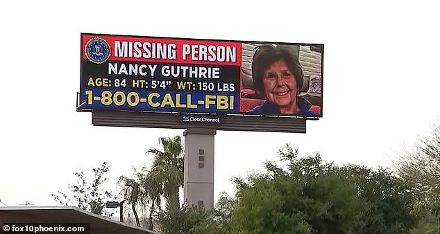 Search for Missing 84-Year-Old Intensifies with Digital Billboards Across Southwest as FBI Treats Case as Kidnapping