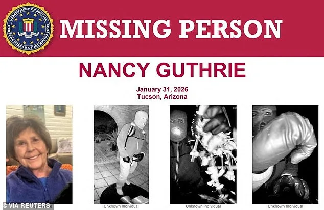 Ransom Note Claims FBI's $100K Reward Offer is Designed to Discredit Sender in Nancy Guthrie Kidnapping Case