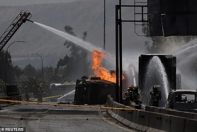 Gas Tanker Explosion in Chile Claims Four Lives, Injures 17 on Major Highway