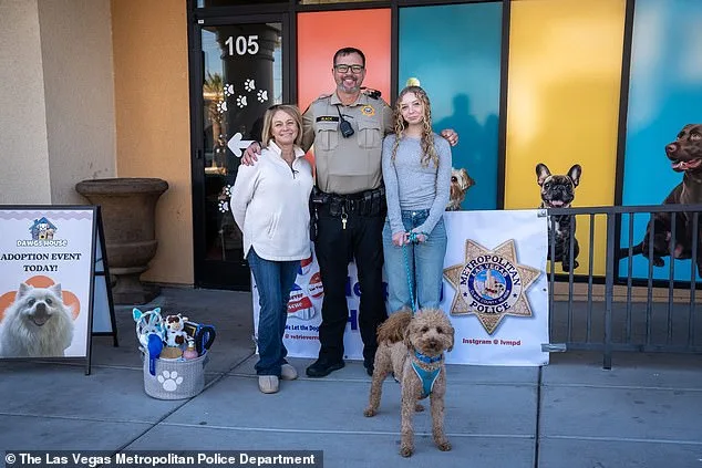 Abandoned Dog Jet Blue Finds New Home with Officer Who Saved Him After Owner's Arrest