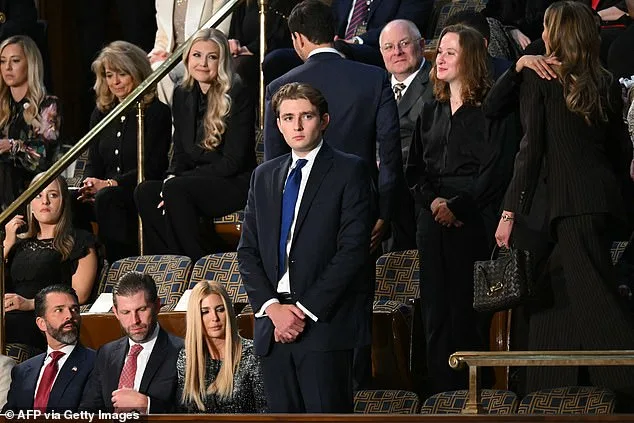Barron Trump's Blue Tie at 2025 State of the Union Sparks Symbolic Speculation