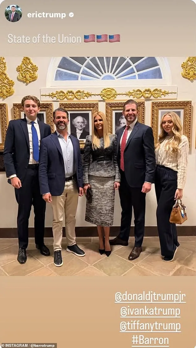 Barron Trump's Blue Tie at 2025 State of the Union Sparks Symbolic Speculation