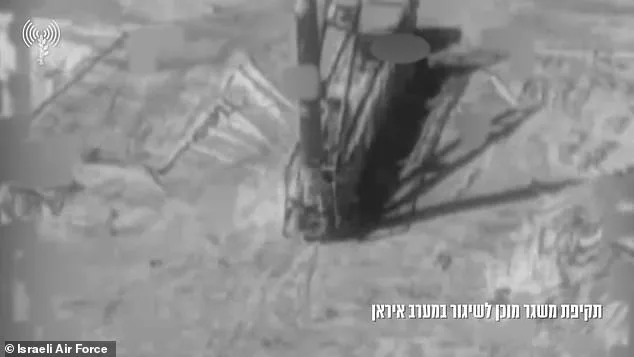 Israeli Air Force Reveals Drone Footage of Iranian Operatives Preparing Missile in Western Iran, IDF Says