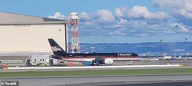 San Francisco Residents Fume as Donald Trump's Private Plane Parks at Airport