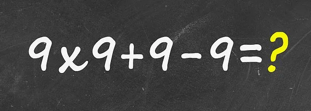 The Viral Math Equation That Divided the Internet: 9 x 9 + 9 - 9 = ? and Why It's Trickier Than It Seems