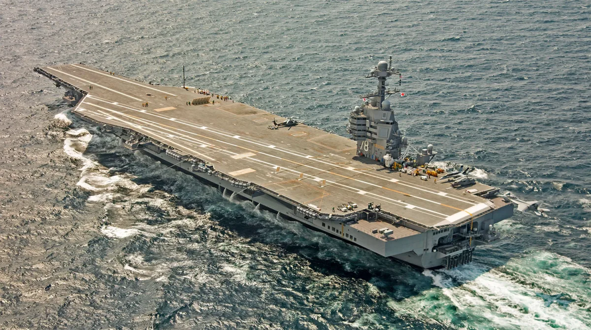 USS Gerald Ford's 30-Hour Laundry Room Fire Raises Questions About Naval Readiness