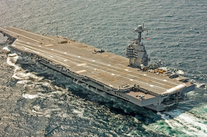 USS Gerald Ford's 30-Hour Laundry Room Fire Raises Questions About Naval Readiness