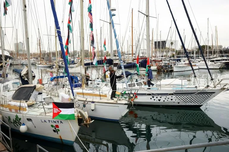 Massive Flotilla Departs Barcelona with Humanitarian Aid for Gaza, Backed by Global Volunteers